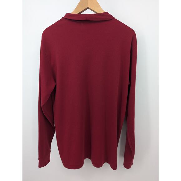 Vintage EUC L.L. Bean Red Turtleneck Men's Sweater Size Medium M - Picture 4 of 5